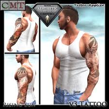 Tattoos are pretty damn permanent, but that doesn't mean you never see a faded tattoo.there's a lot to think about before getting inked, but just to add another consideration into the mix, it. Second Life Marketplace New Release V3 Tattoo Aesthetic Rising Sun Left Sleeve Tattoo