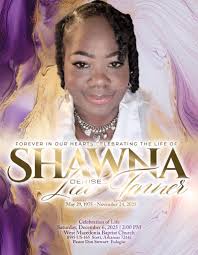 Remembering Her Life's Journey On May 29, 1975, a precious baby girl by the  name of Shawna Denise Lea was born to Margaret Tucker in Little Rock,  Arkansas. Shawna went home to