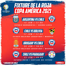 Copa america 2021 schedule, fixtures, matches time. Laroja Ya Mira La Copa America Seleccion Chilena Facebook