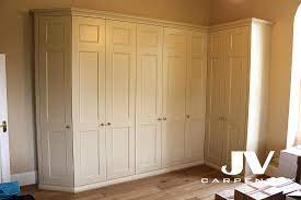An L Shaped Fitted Wardrobe Wirth Angled Corner Built In Wardrobe Ideas Alcove Build A Closet Fitted Bedroom Furniture