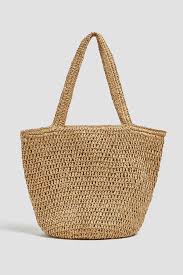 Pull Bear Kadin Dogal Orgu Bej Tote Canta 14127540 Trendyol 2020 Tote Canta Canta Sepet Cantalar