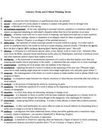Aplanguage And Composition Literary Terms Ap Language Ap Language And Composition Ap Literature