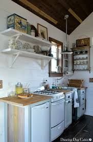 Cabin Reveal In 2020 Tiny Cabin Kitchen Small Cabin Interiors Rustic Cabin Kitchens