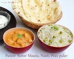 Lunch Menu 15 Naan Peas Pulao Butter Paneer Masala Raks Kitchen Butter Paneer Masala Butter Masala Recipe Lunch Menu
