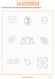 Esercizi Sulla Simmetria Per La Scuola Primaria Scuola Insegnamento Della Scrittura Le Idee Della Scuola