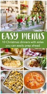 Roasted garlic and parmesan cheese turn these ordinary mashed spuds into a fantastic christmas side. 10 Easy Christmas Dinner Menu Ideas That Will Wow Your Family Peanut Blossom