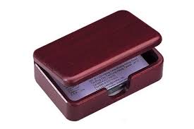 Sold and shipped by myofficeinnovations. Wooden Business Card Case And Holder Wooden Name Card Stand Bestar