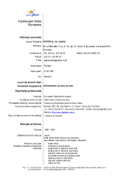 Maybe you would like to learn more about one of these? Curriculum Vitae Europass Download