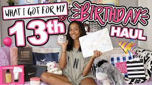 Having a birthday in nyc is an experience akin to none. What I Got For My 13th Birthday Haul Morgan Jean Youtube