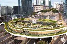 Stephane Malka Plans Oxygen Park For Paris La Defense District Sustainable Building Design Circular Buildings Paris Business