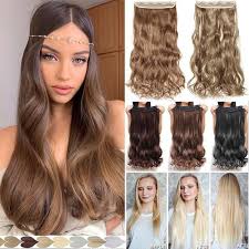 Check out this guide to choosing the right extensions for you hair to hide them from view. 24 30 Inch Mega Long Clip In As Human Hair Extensions Full Thick Brown Blonde Uk Ebay
