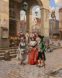 Henry Victor Lesur 1863 1900 La Porte Neuve Paris Oil On Panel 24 X 19 1 2 Inches Signed Painting Cleveland Museum Of Art Art