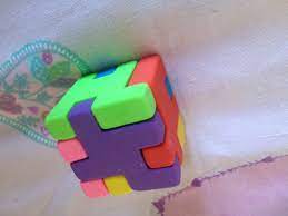 Its not so perplexing because each piece is numbered and god is on our side! How To Make The Cube Eraser Puzzle 4 Steps Instructables