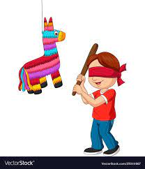 Illustration Of Cartoon Boy Hitting Pinata Game Download A Free Preview Or High Quality Adobe Illustrator Ai Eps P Cartoon Boy Cartoon Art Drawings For Kids
