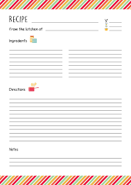 Free Printable Recipe Template Diy Recipe Book A4 Recipe With Regard To Recipe Card Design Temp In 2020 Recipe Book Templates Recipe Book Diy Recipe Cards Template