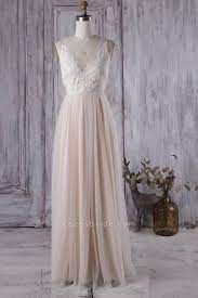 Elegant V Neck Lace A Line Wedding Dress Casual Wedding Dress Lace Top Wedding Dress Long Sleeve Wedding Dress Lace