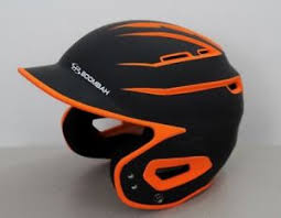 Boombah Defcon Batting Helmet Sleek Profile Orange Black One