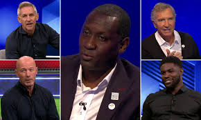 Table of contents mullery memories of being a pundit sky sports support programming like nearly all sports shows, getting the chemistry right between presenters and pundits. Just One Pundit Is Left Wearing Blm Badge For Football Coverage Daily Mail Online