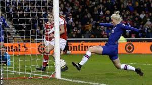 Arsenal v chelsea coming soon! Chelsea Women 2 1 Arsenal Women Blues Beth England Scores Injury Time Winner In League Cup Final Bbc Sport