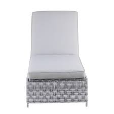 It is a sunbrella product and are very thick. Vallauris Outdoor Storage Chaise Lounge Gray Wicker Adore Decor Target