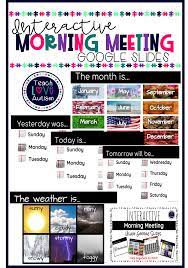 Morning Meeting Presentation Google Slides Activity Morning Meeting Morning Meetings Middle School Middle School Special Education