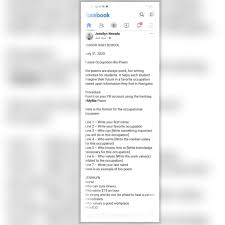 How to write a bio poem. Junior High School July 31 2020 Future Occupation Bio Poem Bio Poems Are Always Quick Fun Writing Activities For Students It Helps Each Student Imagine Their Future In A Favorite Occupation Based Upon Information