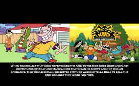 Randomly thought about this and wondered if Eddy has met the KND :  r/ededdneddy