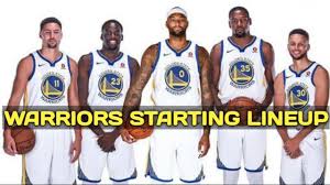 golden state warriors starting lineup 2018 19 nba season