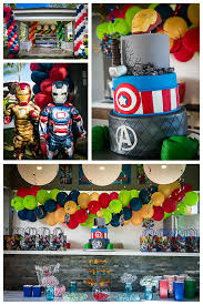 Birthday Decorations For Kids Avengers Age Of Ultron And Ironman Kids Birthday Party Ideas And Decoration Avengers Birthday Party Decorations Marvel Birthday Party Avengers Theme Birthday