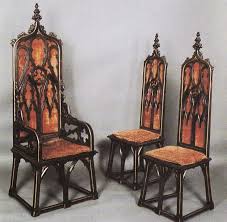 A Lovely Set Of 19th Century Gothic Revival Chairs Victorian Gothic Decor Gothic Decor Gothic Furniture