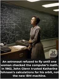 Decades ago, Katherine Johnson, a brilliant NASA mathematician, made critical calculations for the Mercury and Apollo programs, including verifying trajectories for John Glenn's orbital flight. Today, NASA astronaut Victor Glover is piloting