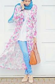 Selamat datang di grosir baju murah bmgshop! Konsep Populer 49 Cardigan Panjang Motif Bunga