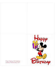 Birthday Card Printable Template Printable Mickey B Day Card Birthday Cards To Print Birthday Card Printable Disney Birthday Card