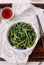 Yam Leaves Stir Fried Sweet Potato Leaves Recipe Sweet Potato Leaves Sweet Potato Stir Fry Yam Leaves