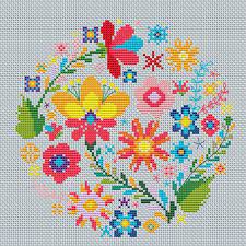 If you want to create a custom cross stitch piece, you will need a custom pattern. Floral Cross Stitch Pattern Pdf Cross Stitch Floral Wreath Etsy Floral Cross Stitch Cross Stitch Flowers Floral Cross Stitch Pattern