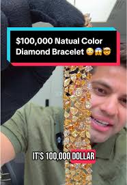 Natural Color Diamond Bracelet: A Colorful Treasure