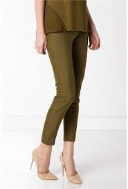 Defacto Kadin Yuksek Bel Pantolon Capri Pants Fashion Pants