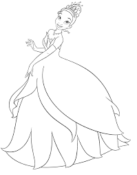 Find thousands of disney princess coloring pages to print and color. Princess And The Frog Coloring Pages For Kids Coloring Home