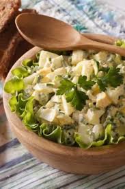 Einfacher Salat Mit Eiern Und Fruhlingswiebeln Schnelles Rezept Fur Eiersalat In 2020 Eiersalat Salat Mit Rezepte