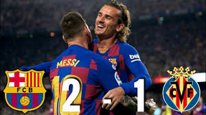 Villarreal vs barcelona head to head. Barcelona Vs Villarreal 2 1 La Liga 2019 20 Match Review Youtube