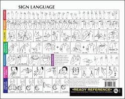 sign language chart laminated