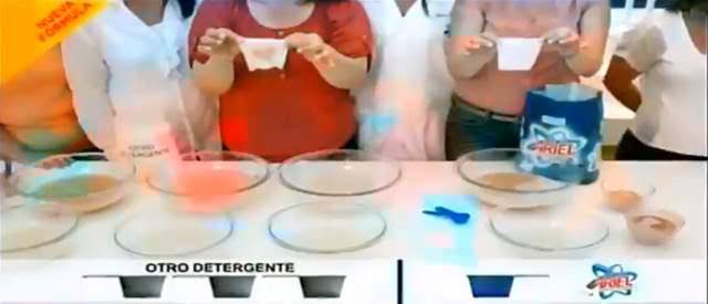 Resultado de imagen para comercial detergente ariel"
