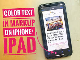 If you are an iphone user you might have faced troubles resizing your photos. Change Text Color On Iphone Photo Markup Resize Pdf Markup Tools