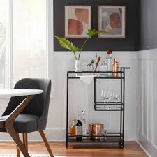 Black And Gold Bar Cart Glasgow Metal Bar Cart Black Project 62 Metal Bar Cart Gold Bar Cart Bar Cart Decor