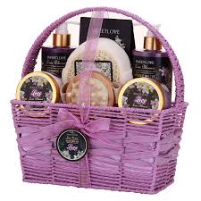 In giving gift baskets for her to europe, you should only trust one of the best to avoid headaches when the time to provide is already there. Amazon Com Spa Gift Basket For Women Bath And Body Gift Set For Her Luxury 8 Piece Lily Lilac Scent Best Gift For Mother S Day Birthday Christmas Beauty