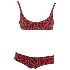 Preowned Louis Vuitton Limited Steven Sprouse Graffiti Bikini 1 195 Liked On Polyvore Featuring Swimwear Bik Brown Bikini Beach Wear Bikini Pink Swimwear
