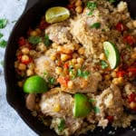 Moroccan chicken tomatoes chickpeas couscous. Moroccan Chicken Skillet Dinner Recipes Worth Repeating