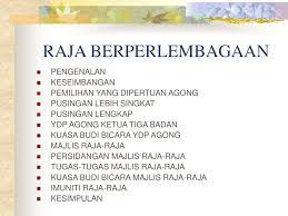 Sistem parlimen kita sendiri hanya berusia 60 tahun. Raja Berperlembagaan Pengenalan Keseimbangan Ppt Download