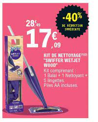 We have collected all our best balai swiffer leclerc in one place. Offre Kit De Nettoyage Swiffer Wet Jet Wood 40 De Reduction Immediate Chez E Leclerc