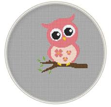 Crochet baby blankets can be an easy project for a crochet beginner so grab your hook and yarn and crochet up a homemade treasure. Counted Cross Stitch Pattern Instant Download Free Shipping Cross Stitch Pdf Cute Pink Owl Kanavice Ornekleri Kanavice Kanaviceler